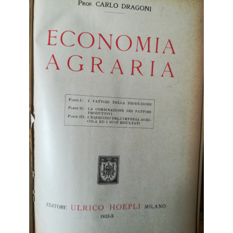Economia agraria