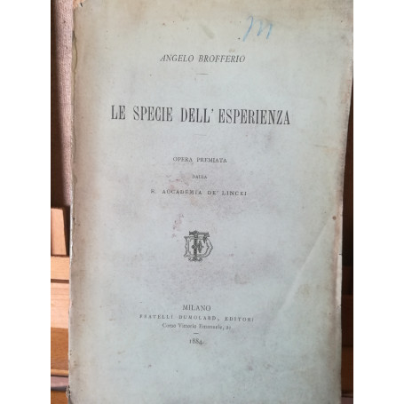 Le specie dell'esperienza
