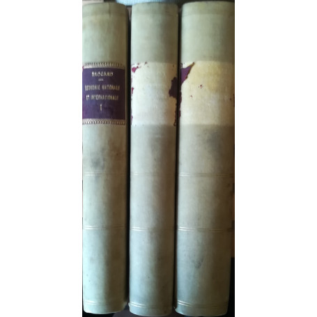 Principes d'Economie Nationale et Internationale. I. II. III.