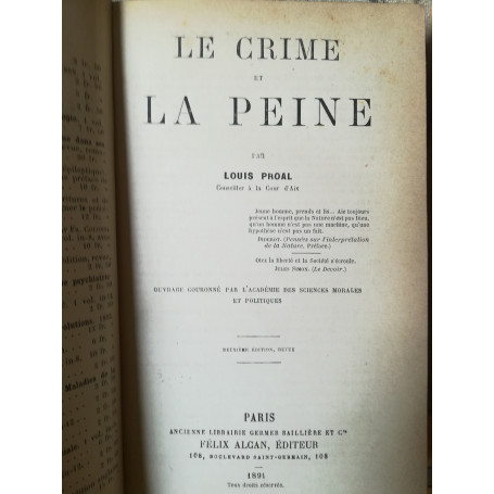 Le crime et la peine