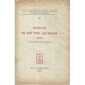 Statuto di San Vito All'Incisa