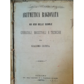 Aritmetica ragionata ad uso delle scuole