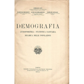 Demografia. Antropometria-Statistica sanitaria- Dinamica delle popolazioni