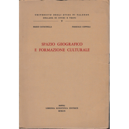 Spazio geografico e formazione culturale