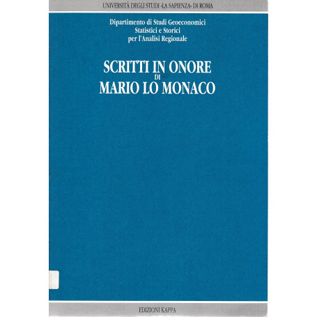 Scritti in onore di Mario Lo Monaco