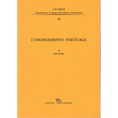 L'ordinamento portuale