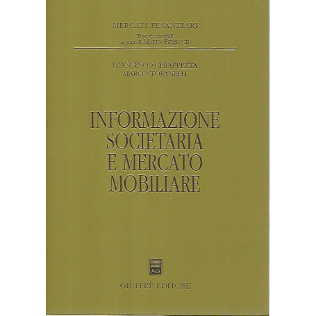 Informazione societaria e mercato mobiliare