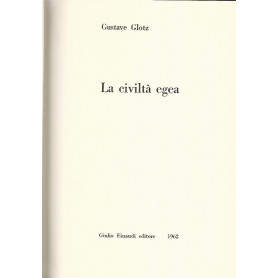 La civiltà  egea