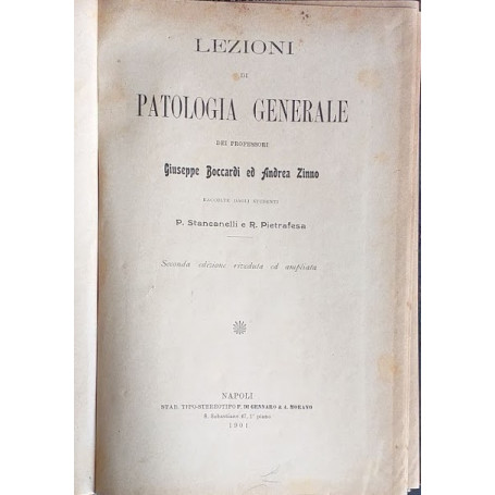 Lezioni di Patologia Generale