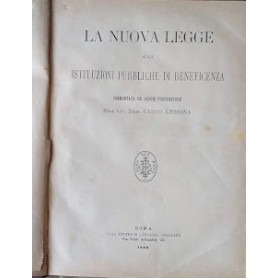 La nuova legge sulle istituzioni pubbliche di beneficenza