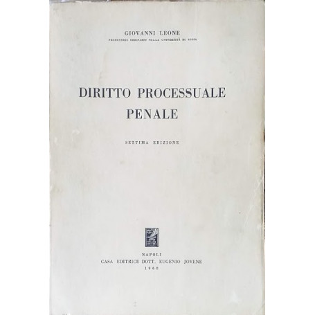 Diritto Processuale Penale