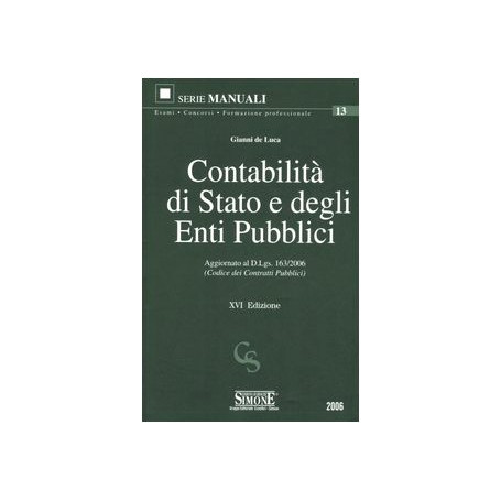 Contabilità  di Stato e degli enti pubblici