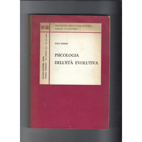 Psicologia dell'età  evolutiva