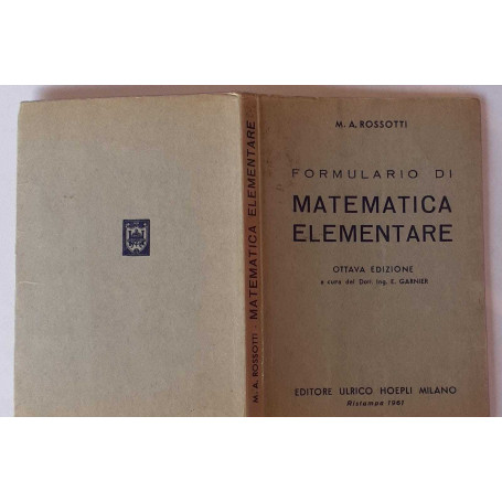 Formulario di matematica elementare (Aritmetica