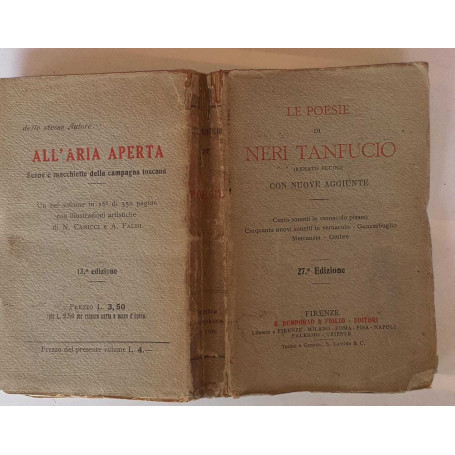 Le poesie di Neri Tanfucio con nuove aggiunte