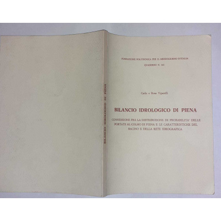 Bilancio idrologico di piena