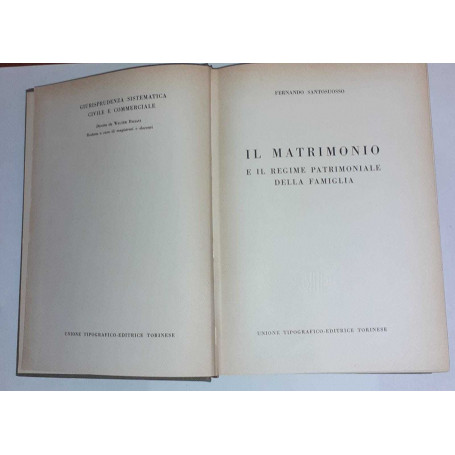 Il matrimonio e il regime patrimoniale della famiglia