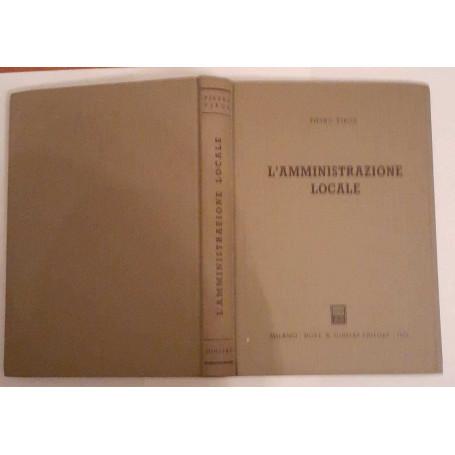 L' amministrazione locale