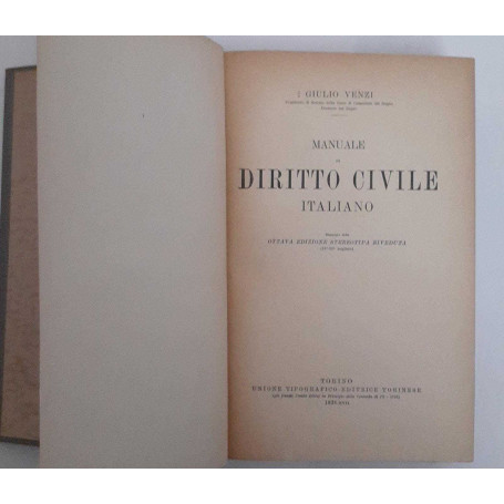Manuale di diritto civile italiano