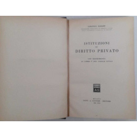 Istituzioni di diritto privato. Con riferimento al libro 1° del codice civile