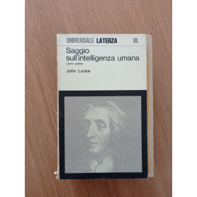 Saggio sull'intelligenza umana Libro primo