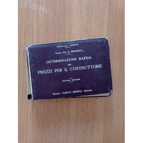 Determinazione rapida dei prezzi per il costruttore