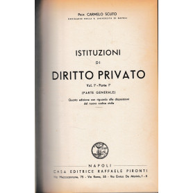 Istituzioni di Diritto Privato