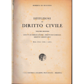 Istituzioni di Diritto Civile