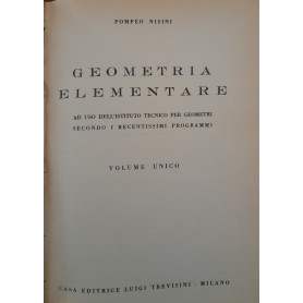 Geometria elementare (volume unico)