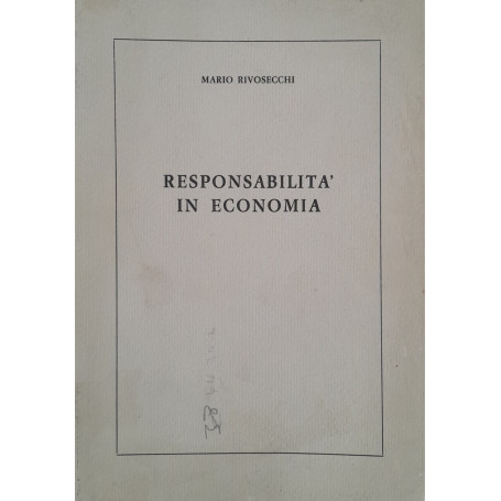 Responsabilità  in economia