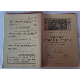 Solfeggi parlati e cantati 1° Corso. Parte 1°