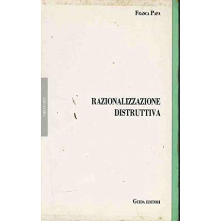 Razionalizzazione distruttiva