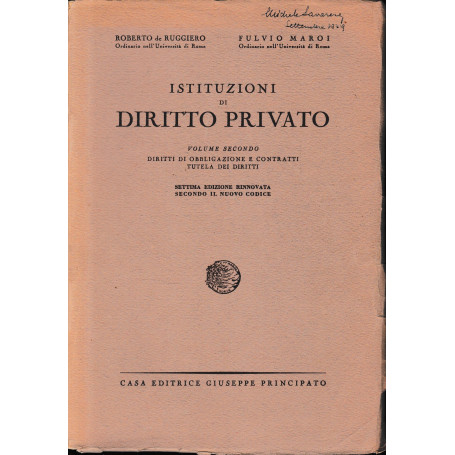 Istituzioni di Diritto Privato