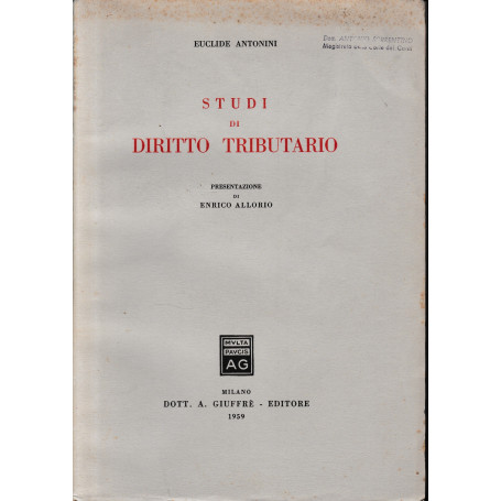 Studi di Diritto Tributario