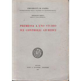 Premessa a uno studio sui controlli giuridici