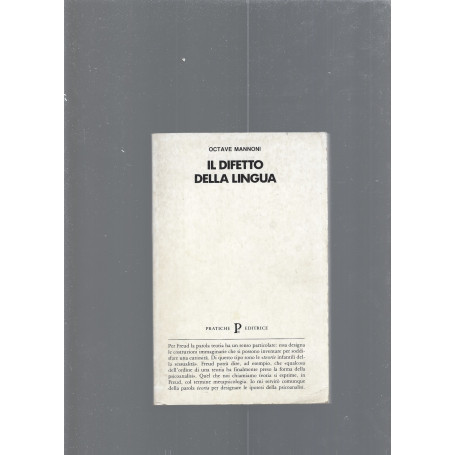 Il difetto della lingua