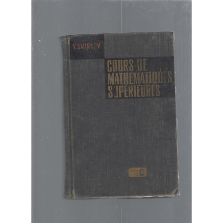 Cours de mathèmatiques supèrieures