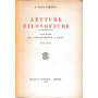 Letture filosofiche (vol. 2°) Dal Rinascimento a Kant
