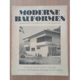 MODERNE BAUFORMEN MONATSHEFTE FUR ARCHITEKTUR UND RAUMKUNST