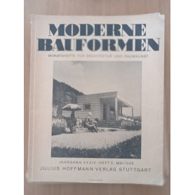 MODERNE BAUFORMEN MONATSHEFTE FUR ARCHITEKTUR UND RAUMKUNST