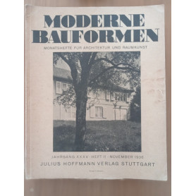 MODERNE BAUFORMEN MONATSHEFTE FUR ARCHITEKTUR UND RAUMKUNST