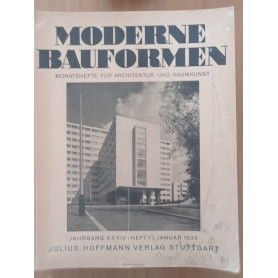 MODERNE BAUFORMEN MONATSHEFTE FUR ARCHITEKTUR UND RAUMKUNST