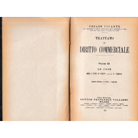 Trattato di Diritto Commerciale