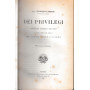Dei privilegi commento teorico-pratico al capo I
