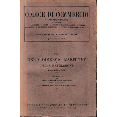 Il Codice di Commercio commentato