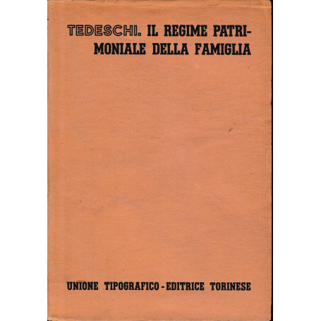 Il regime patrimoniale della famiglia