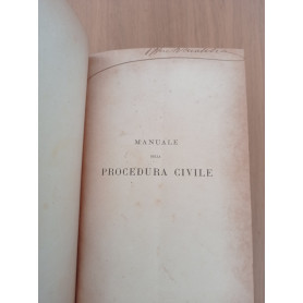 Manuale della procedura civile vol. 1 e 2