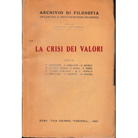 La crisi dei valori
