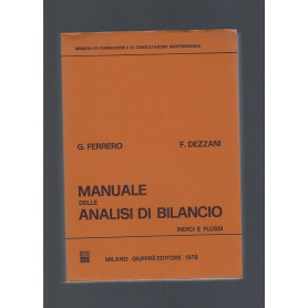 MANUALE DELLE ANALISI DI BILANCIO