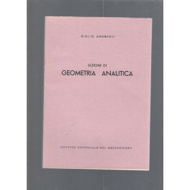 LEZIONI DI GEOMETRIA ANALITICA